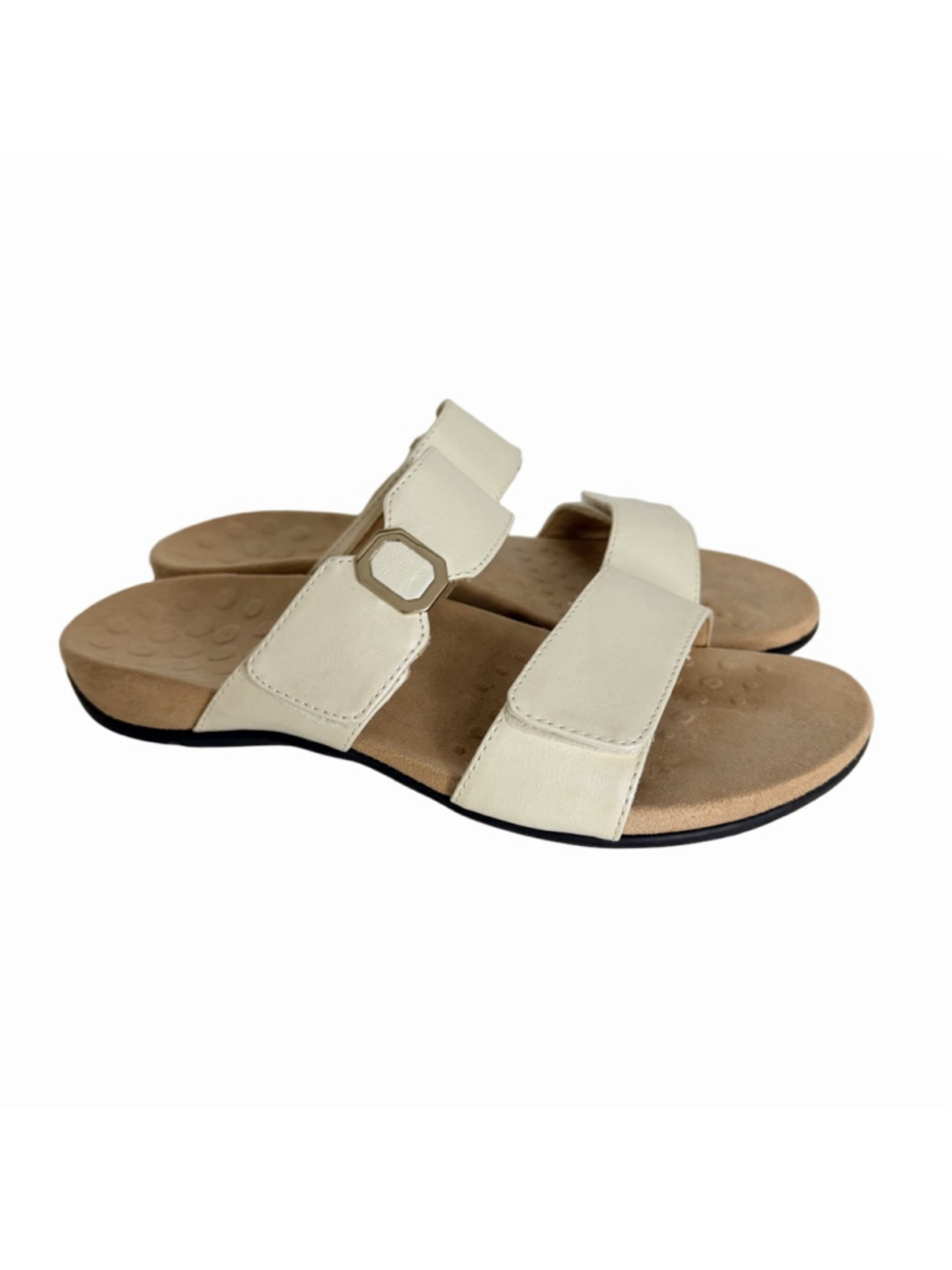 Vionic Camila Cream Sandals Women's Size 10